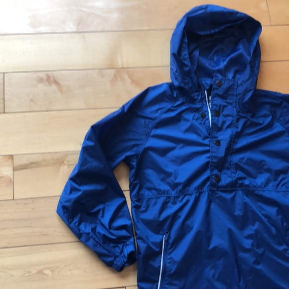 Old Navy Boys Hooded Soft Shell Windbreaker Pull Over Style Size L 10/12 - Picture 2 of 12